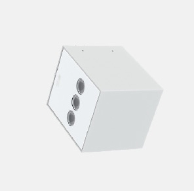 LUG ICE CUBE 2.0 WALL 2 (dwustronna) ED 1050lm/830 IP65 19°×52° biały