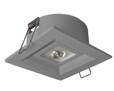 Oprawa Lovato P Led 3w 360lm (opt. Otwarta) 1h Jednozadaniowa At Szara