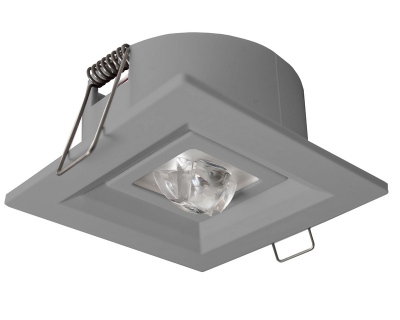 Oprawa Lovato P Led 3w 350lm (opt. Koryt.) 1h Jednozadaniowa At Szara