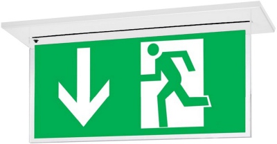 Oprawa Plexi-led Led 1,2w 3h Jednozadaniowa At Biała