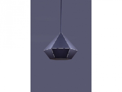 Lampa DIAMOND BLACK I E27