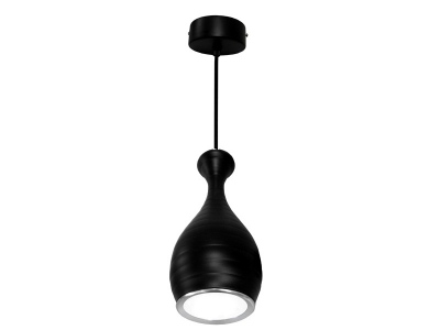 Lampa wisząca Uma led cob 10W czarna DW