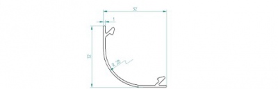 Osłonka 1000 mm bezbarwna