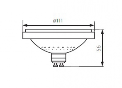 Lampa z diodami LED ES-111 LED SL/WW/SR