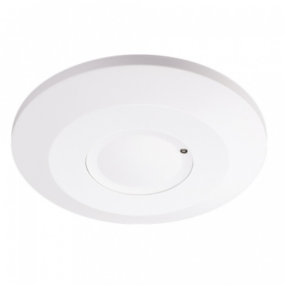 Czujnik Mikrofalowy 800w 360* Ip20 Okrągły Biały Płaski