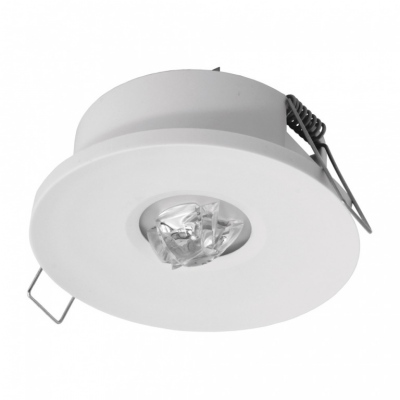 Oprawa AXP IP65/20 ECO LED 1W 125lm (opt. otwarta) 1h jednozadaniowa AT biała