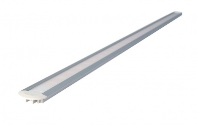 Profil aluminiowy typu A z paskiem LED3528-60szt/mb barwa: ciepła, długość=56cm, szerokość 22mm, głębokość 5 mm