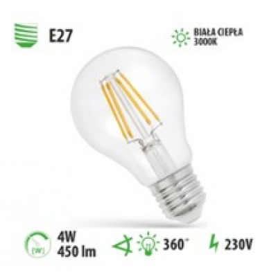 Żarówka Led Filament 4w E27