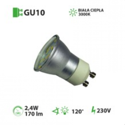 Żarówka Led Smd 5730 1,9w 230v Mr11 Gu10