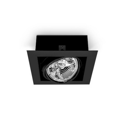 Oprawa wbudowywana 100 czarny 12V