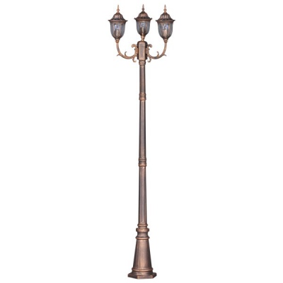 Lampa ogrodowa K-7007A2-3N czarny/złoty