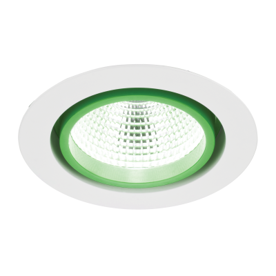 Oprawa downlight LUGSTAR PREMIUM LED p/t ED 2500lm/830 72° biały zielony