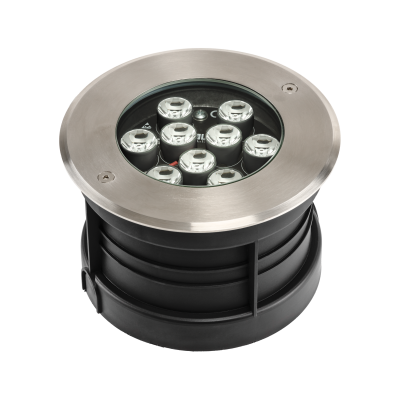 RUNA 2 LED 150 ED 12W czerwony IP67 45  czarny