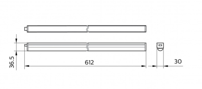 BN013C LED10S/830 L600