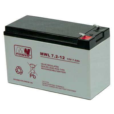 Akumulator AGM MWL 7,2-12