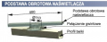 Podstawa obrotowa naświetlacza L=550mm wzmocniona