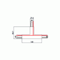 Łącznik T systemu 3-fazowego Eurostandard Plus wew.
