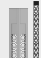 Kolumna oświetleniowa SAL PROF DECOR LED 36W, 2 700K, anodowany inox, wariant dekoru B