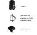 Kula mleczna 400 OP E27
