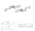 Mocowanie oprawy PRIMOS C106 0000-PLEN-M6-ZN-X