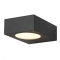 QUADRASYL wall lamp, WL 15, square, anthracite, GX53, max. 11W