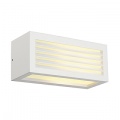 Box-L E27 wall lamp, square, white, E27, max. 18W