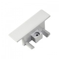End caps for 1-phase high-voltage track, recessed ceiling vers., white, 2 pieces