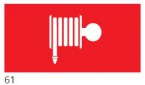 150x300 Piktogram 61 Hydrant Logo Awex (iso7010)