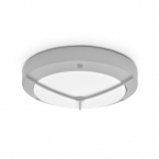 Plafoniera KAREN LED 10B, 10W, ciepłobiała, obudowa szary, IP 65