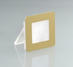 Diana, szczotkowany złoty 9 LED, barwa: biały ciepły