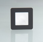 Diana, szczotkowany czarny 16 LED, barwa: biały ciepły
