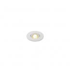 New Tria Mini Dl Okrągła Downlight Biała Mat 30° 3000k Zasilacz Klips