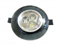 Downlight LED Drift czarny 3*1W ciepły biały