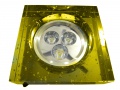 Downlight LED Delius żółty 3*1W ciepły biały