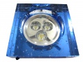 Downlight LED Delius niebieski 3*1W ciepły biały