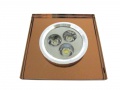 Downlight LED Jang kawowy 3*1W ciepły biały