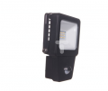 Projektor LED 10W z czujnikiem ruchu obudowa czarna aluminiowa 800lm AC 110V-240V IP54  LP-12-017
