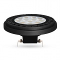 Żarówka AR111-LED, 30° 12W, 30°, neutralny biały 4000K, czarny