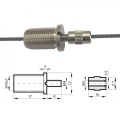 Blokada M10x1 DO LINEK 1,2-1,8mm Z KONTR, ZA-010-08 (komplet 100szt)