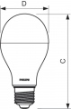 Corepro Ledbulb Nd 18.5-120w E27 827 A67