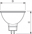 Corepro Led Spot 2.6-20w 827 Mr11 36d