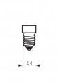 Cla Ledcandle D 5-40w Ba35 E14 827 Cl