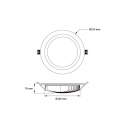 Oprawa Downlight LED Samsung 40W 120lm/W Lifud