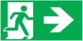 Piktogram  WYJŚCIE W PRAWO - E2