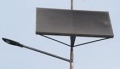 Lampa uliczna LED 40W panel 275W (bez słupa, fundamentu, ramki i wysięgnika)
